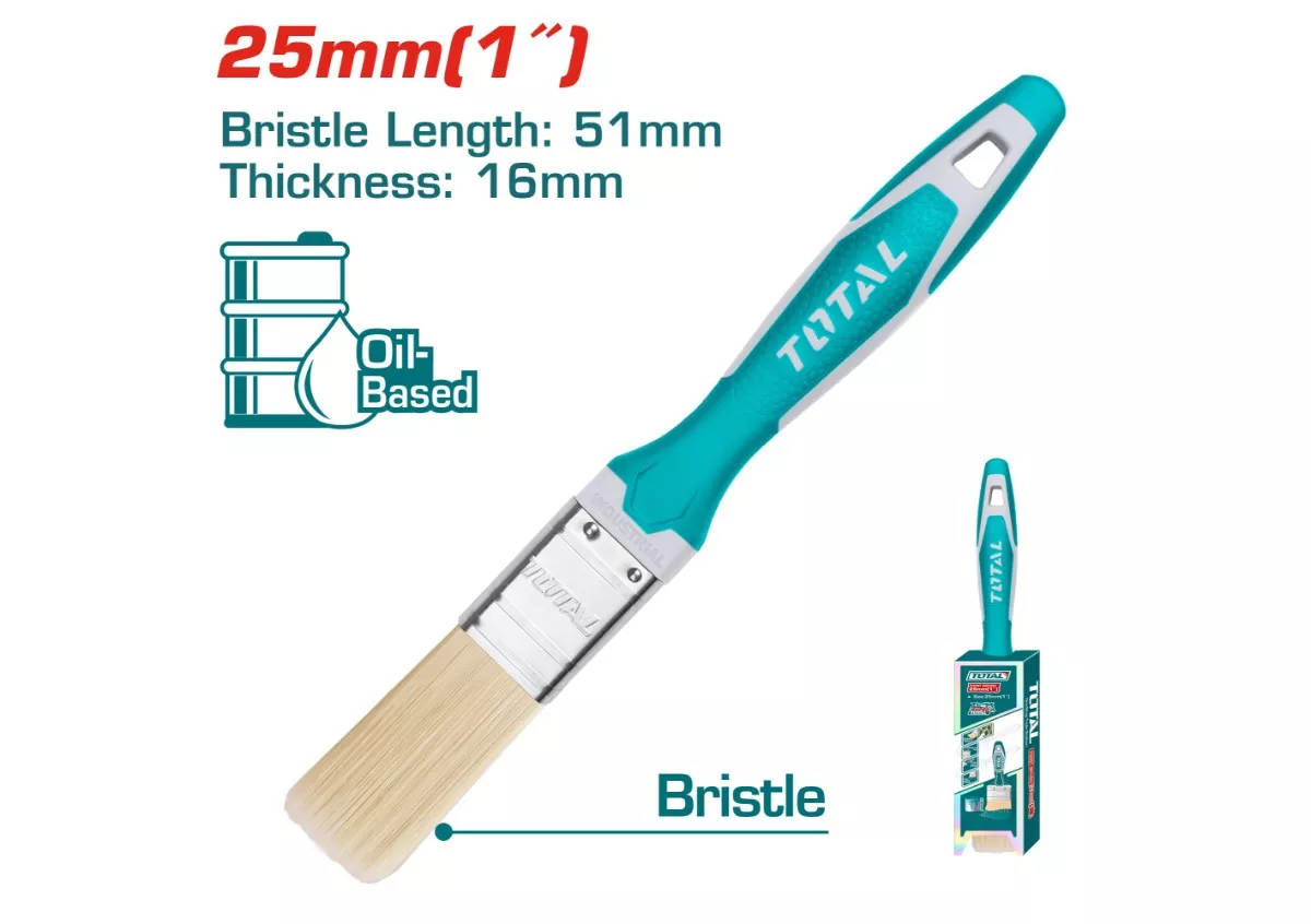 Paint Brush (Plastic Handle Covered Rubber)