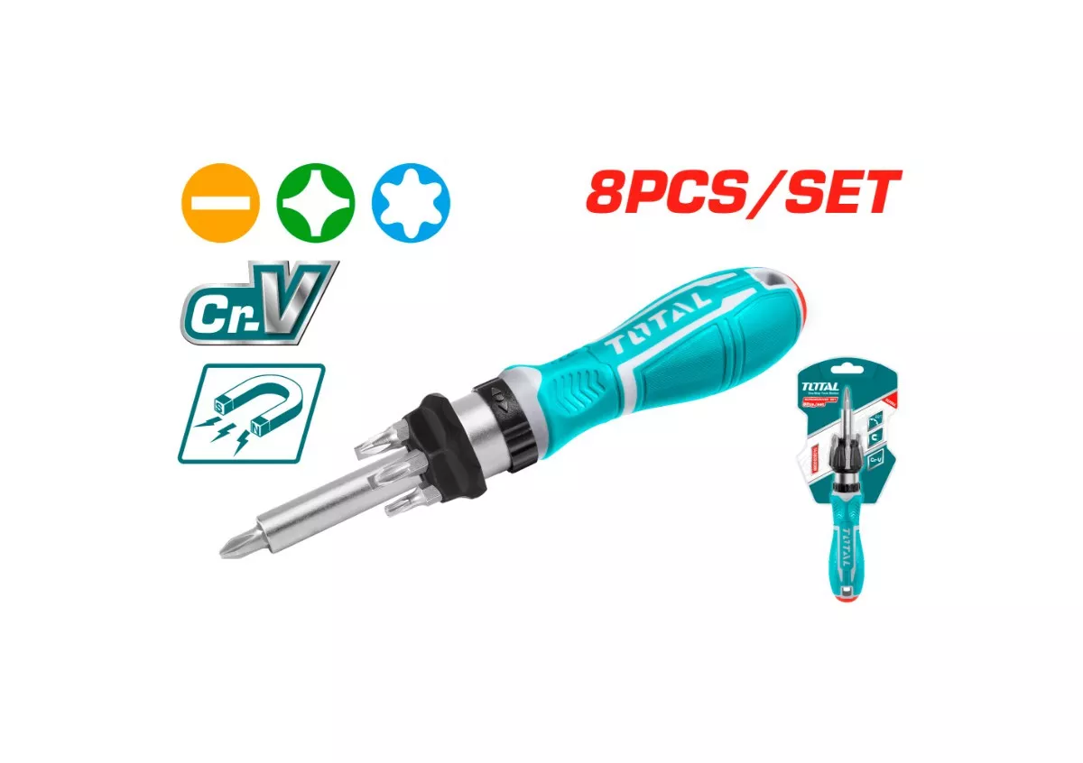 Screw Driver Set 8 / 8Pcs/Set/ Ratchet