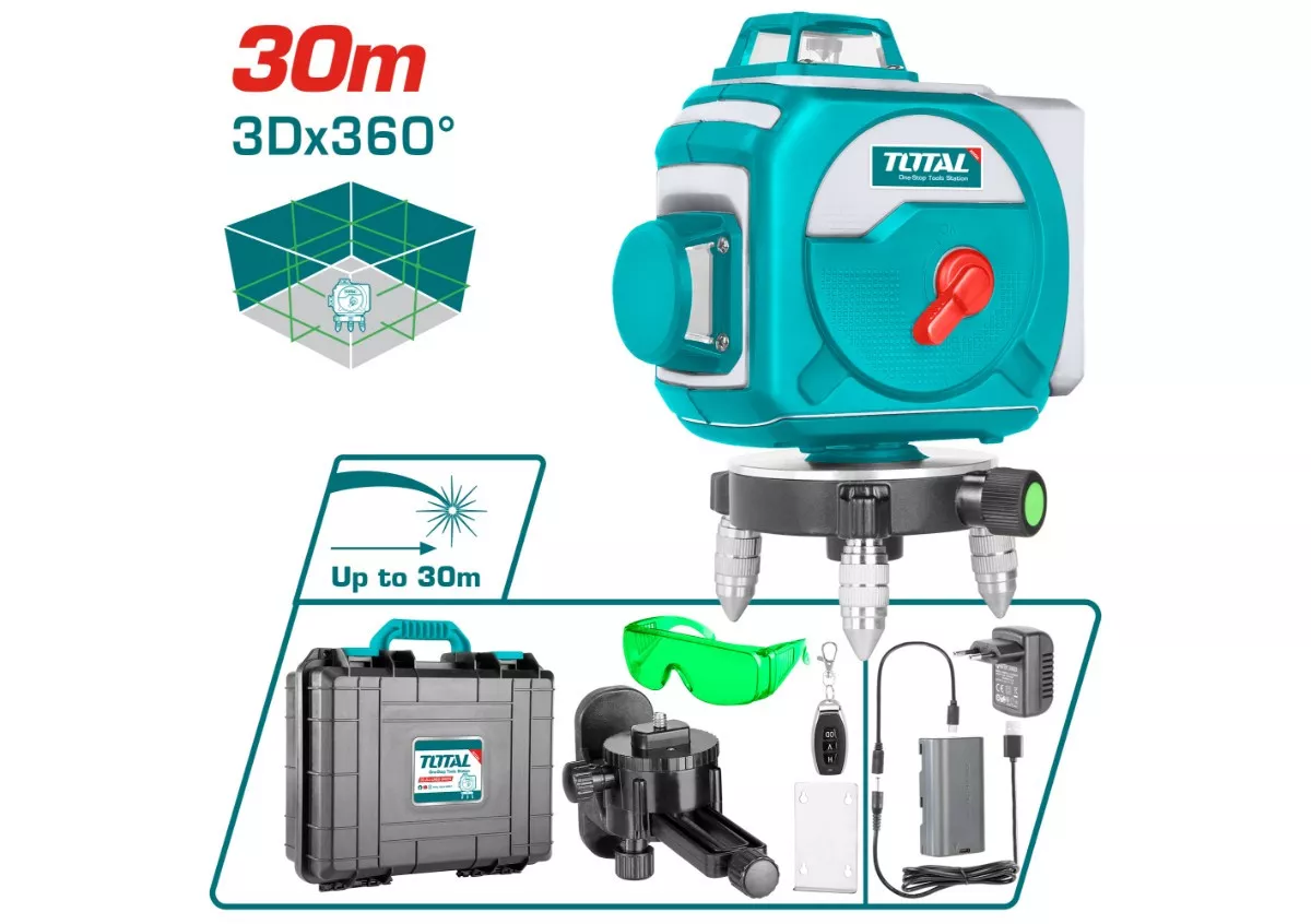 Measuring Equipment - 2 / Self Leveling Line Laser / 3D Green Lines