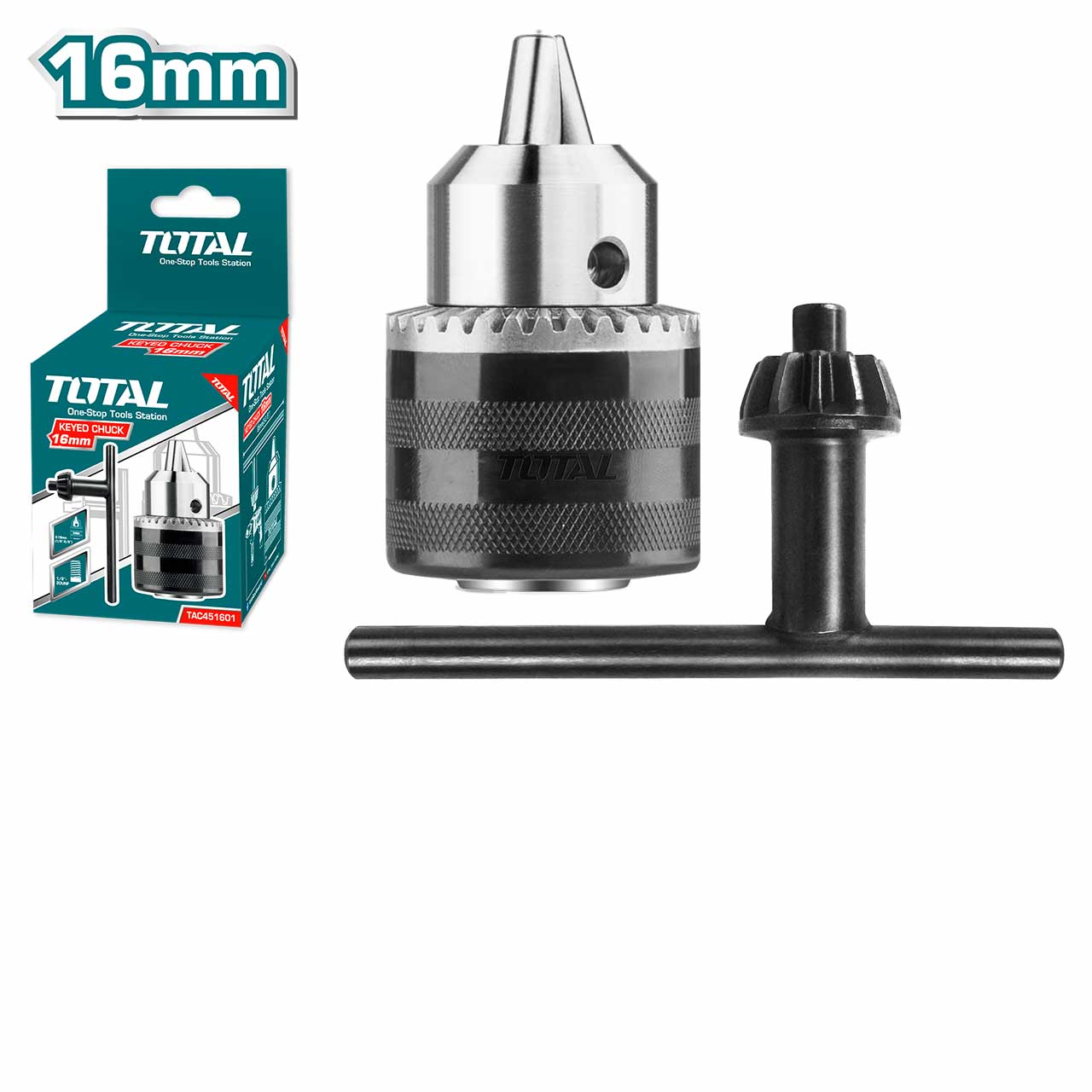 Drill Chuck - 8 / With Key 16Mm