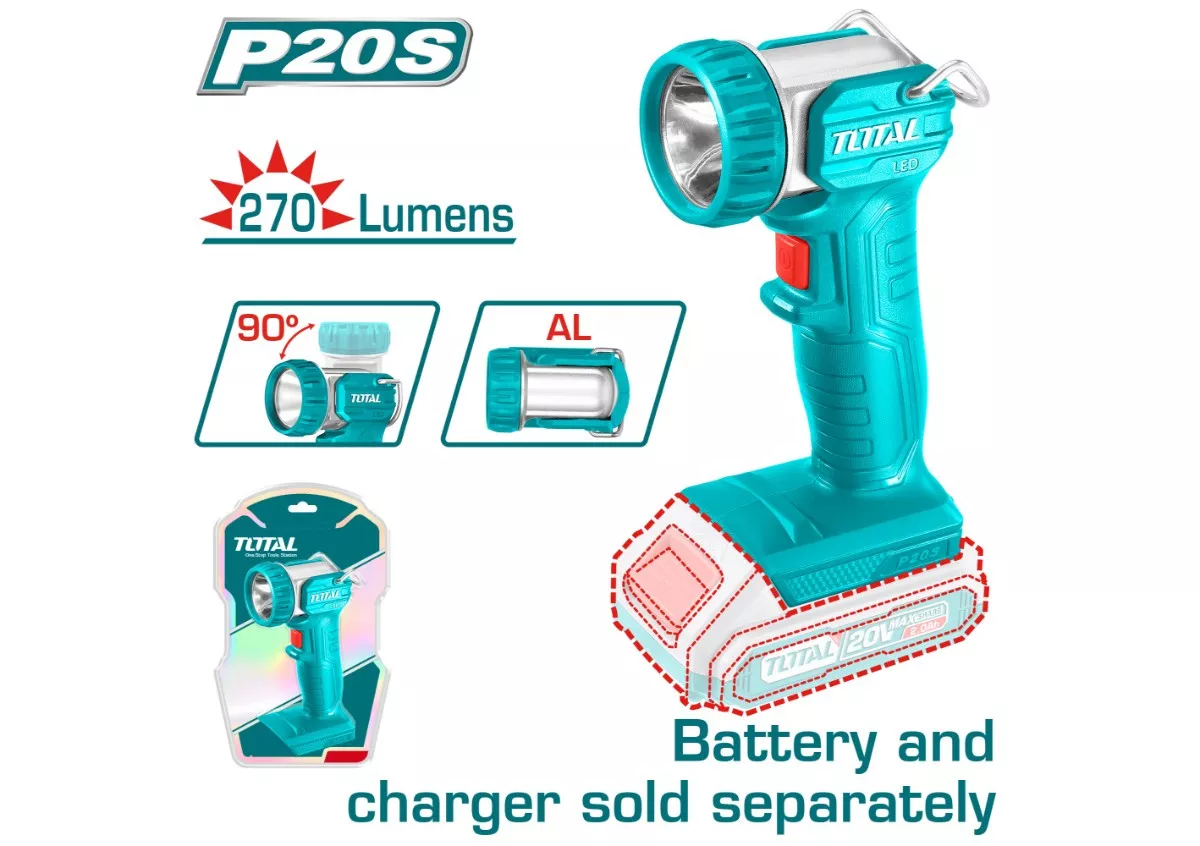 Torch - 8 / Work Lamp Cordless Lithium Ion