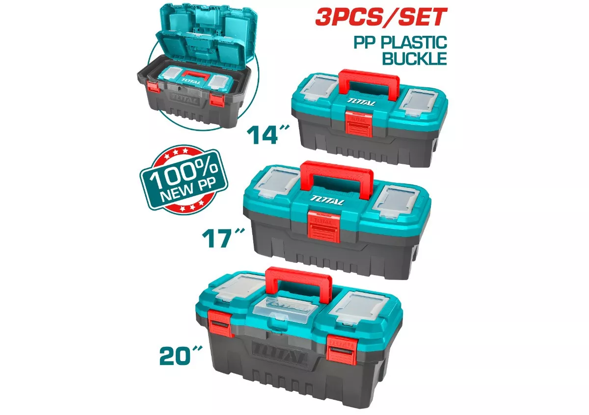 Tool Box Empty 9.1 / Plastic / 3Pcs/Set