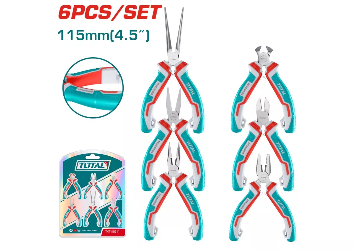 Plier Set - 1 / 6Pcs/Set / Mini