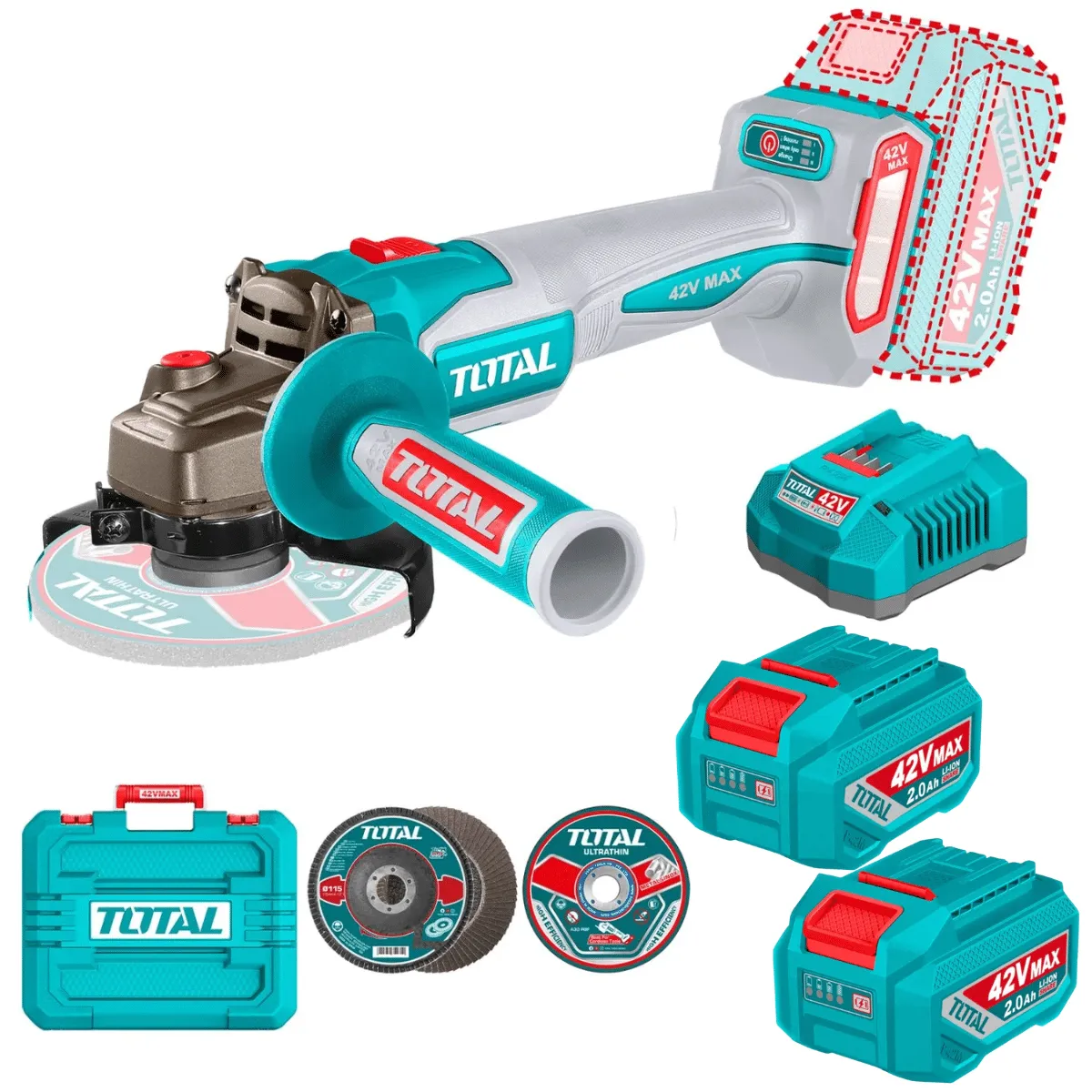 Angle Grinder - 9.2 / Cordless Lithium Ion