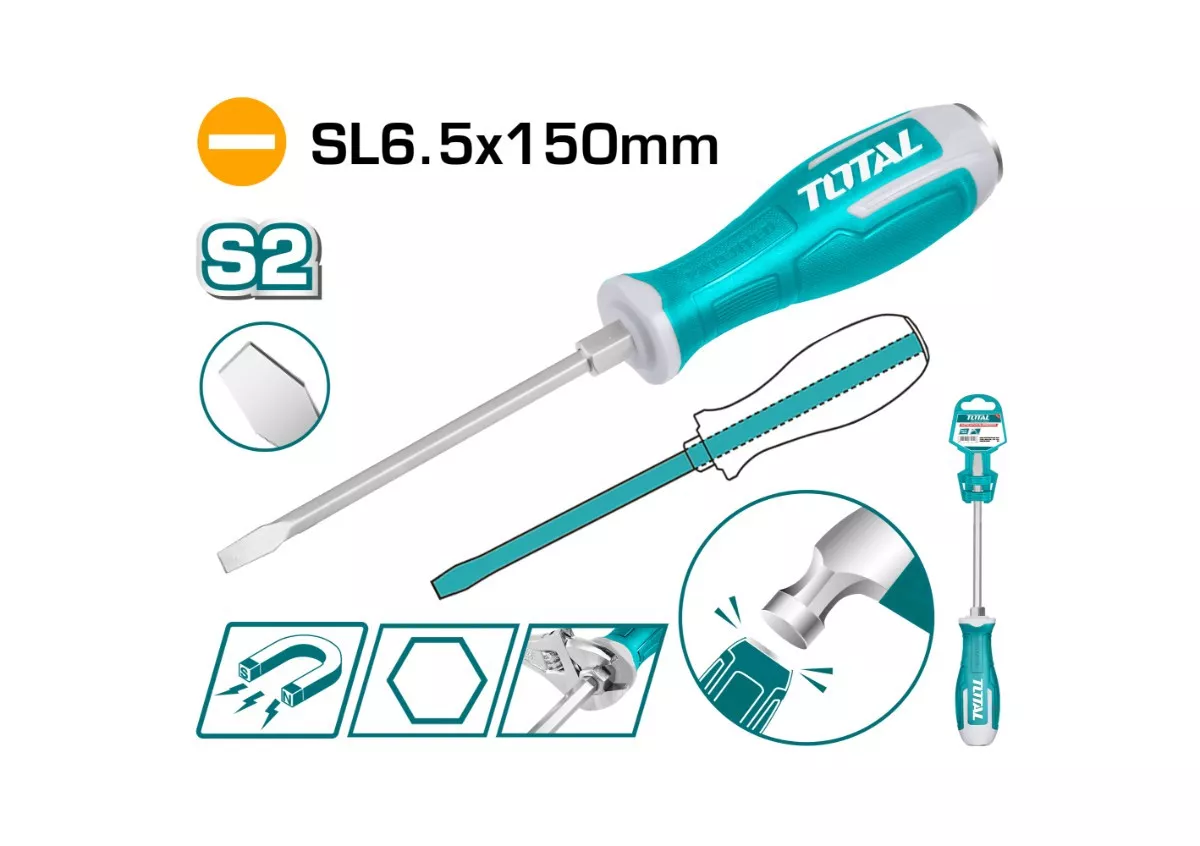 Screw Driver 9.992 / Flat Head/ Go Through