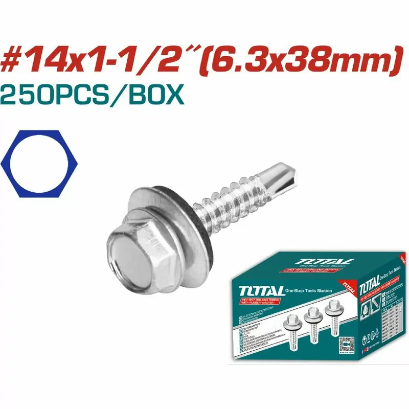Screw - Self Drilling - 9.3 / Hex With Rubber Washer
