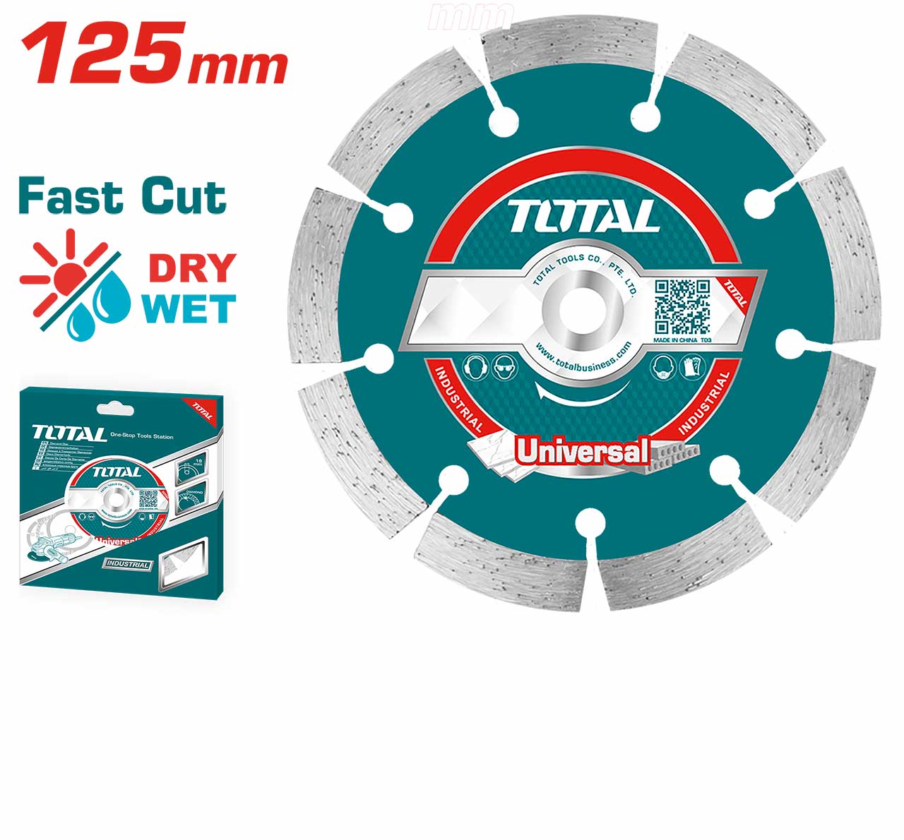 Disc Diamond Cutting - 9.5 / Wet/Dry