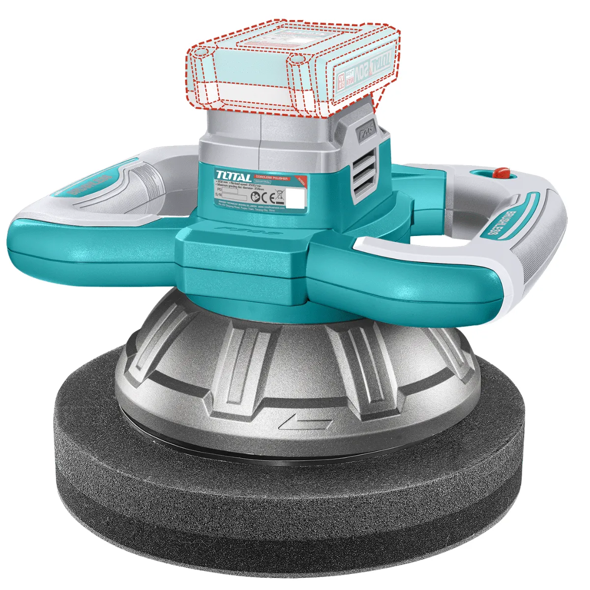 Angle Polisher - 4 Cordless Lithium Ion