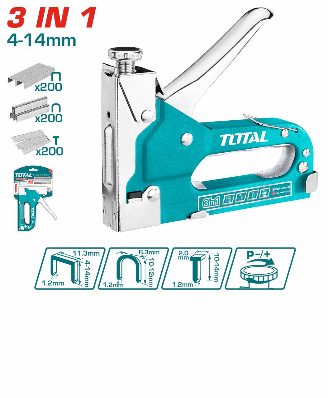 Staple Gun 3 / Manual 3 In 1