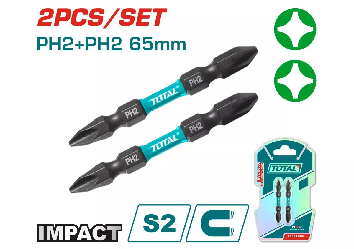 Screw Driver Bit Impact - 9 / 2Pcs/Set