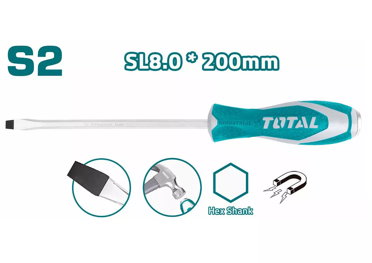 Screw Driver 9.991 / Flat Head/ Go Through