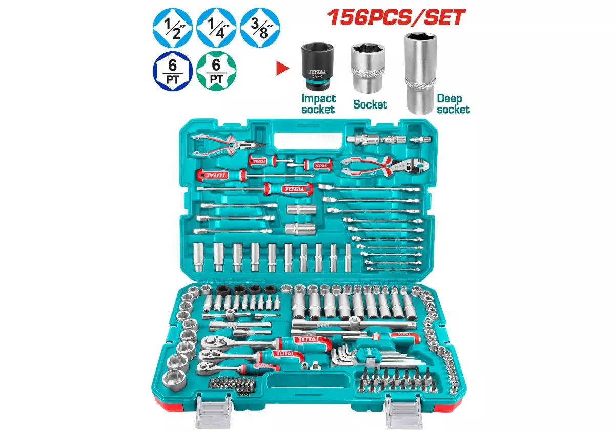 Tool Box Set - 9.9991 / Spanner Combination / 156Pcs/Set