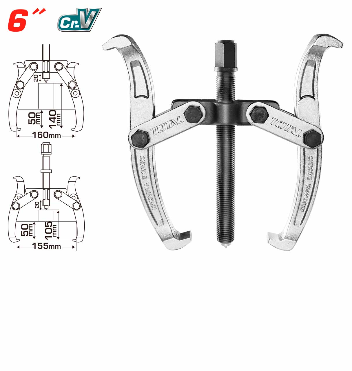 Gear Puller, 2 Jaws