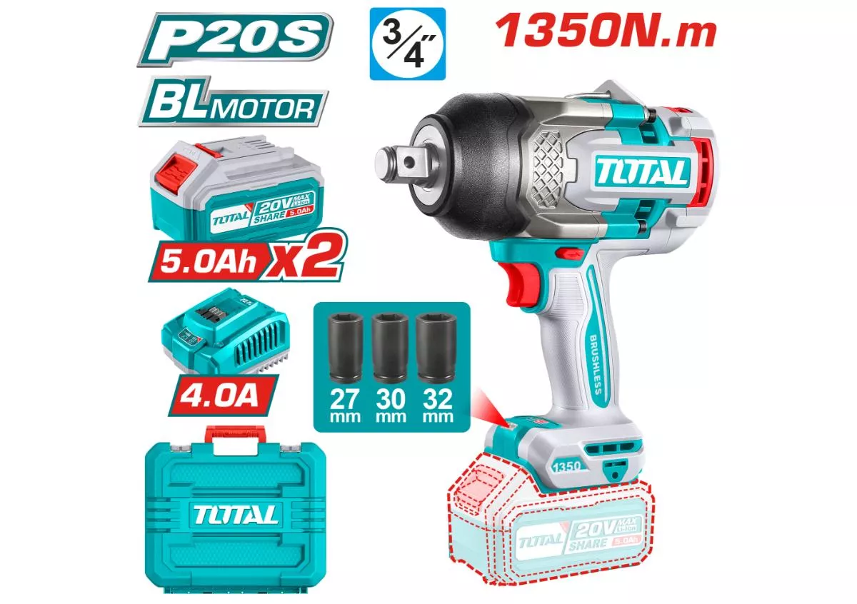 Impact Wrench - 9.7 / Cordless Lithium Ion
