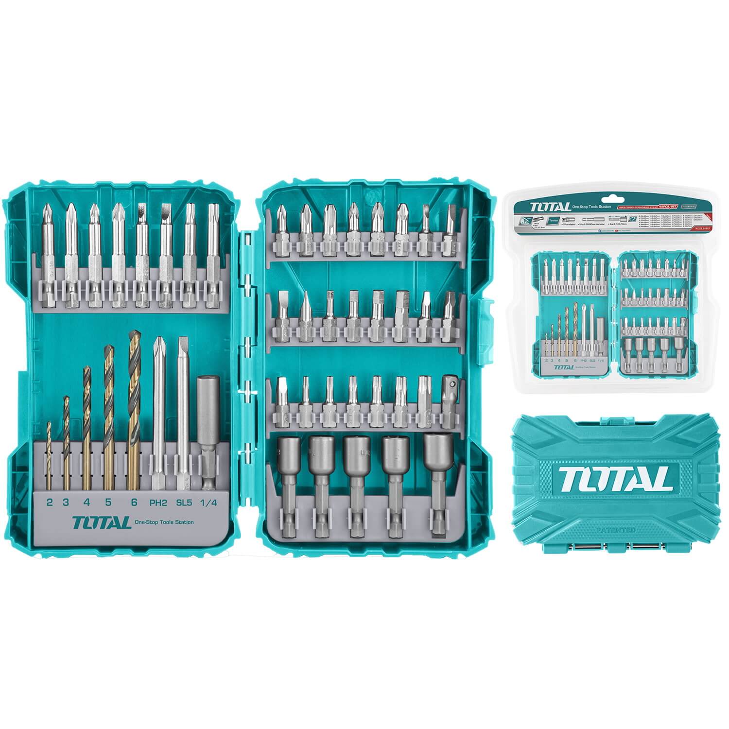 Screw Driver Bit Set - 9.8 / Torsion 45Pcs/Set
