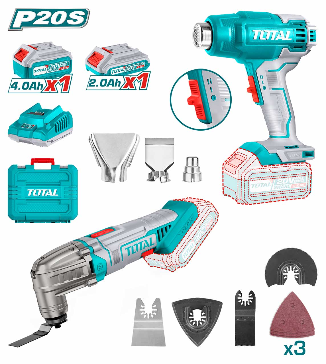 Heat Gun - 7 Cordless Lithium Ion