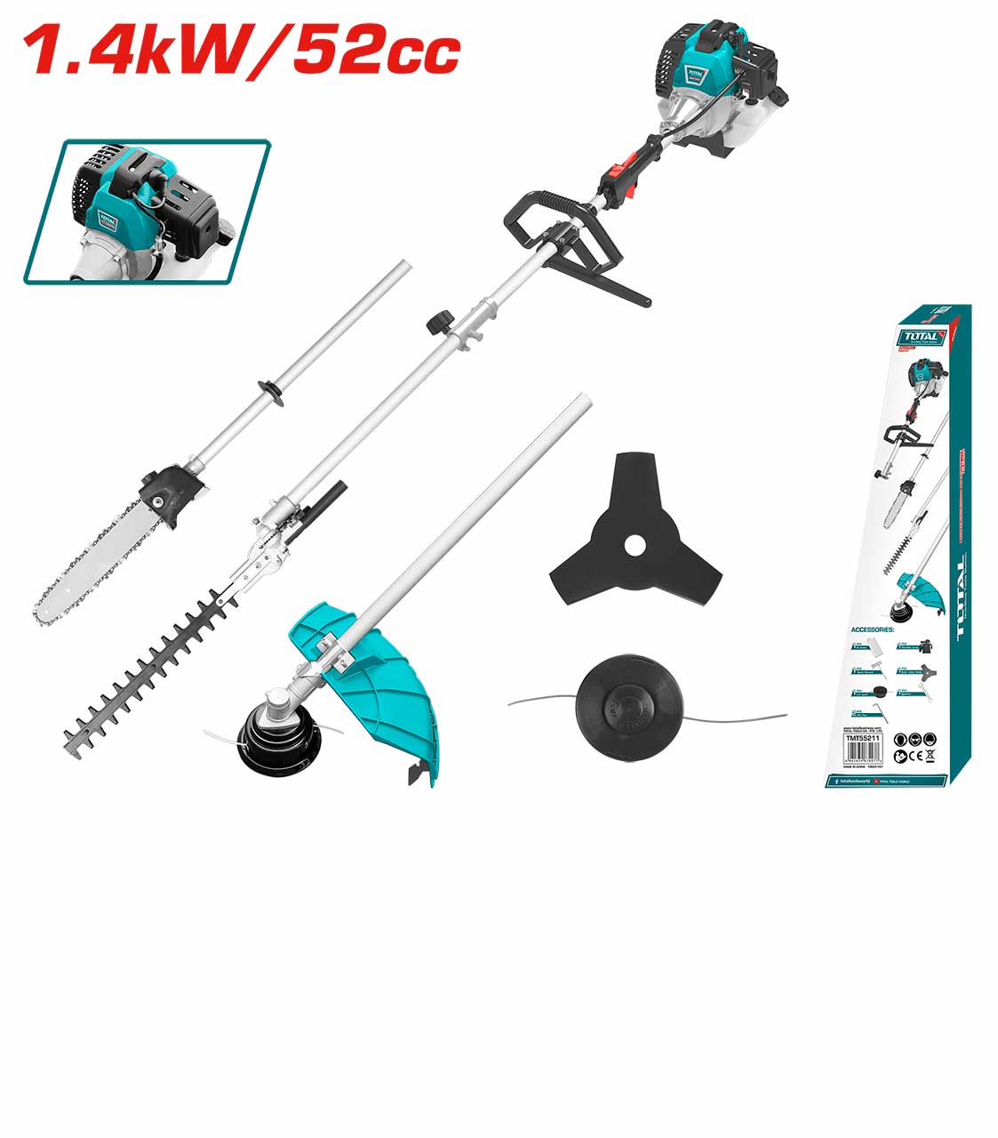 Grass Trimmer 8 / Petrol / Bush Cutter / Multi Tool
