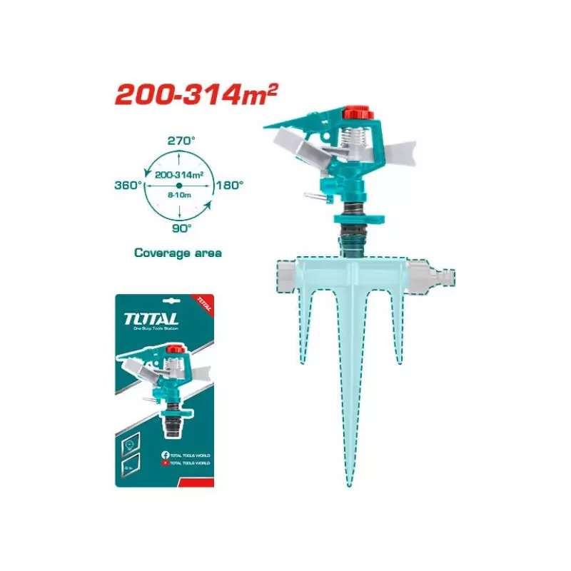 Garden Water Sprinkler - 1 / Auto Gear, Plastic / Head Only