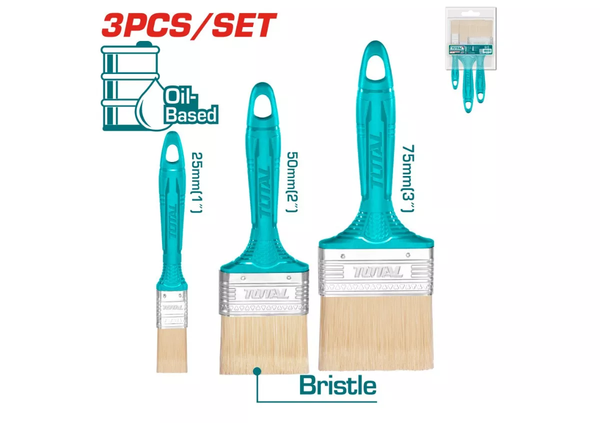Paint Brush Set - 1 / 3Pcs/Set