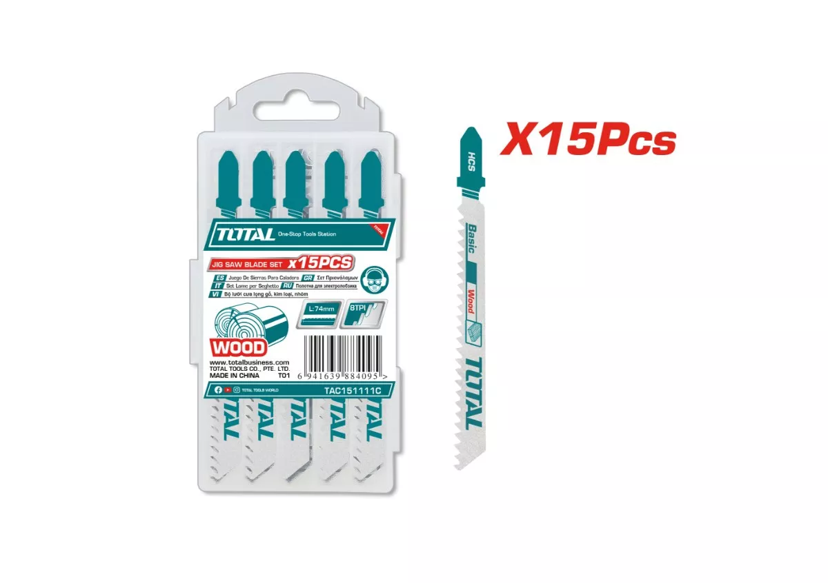 Jigsaw Blade 4 / For Wood / 15Pcs/Set