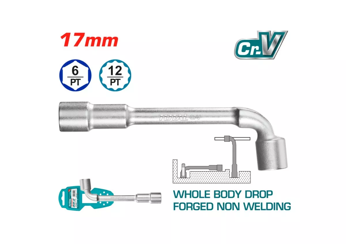 Socket Spanner - Wrench L- Angled