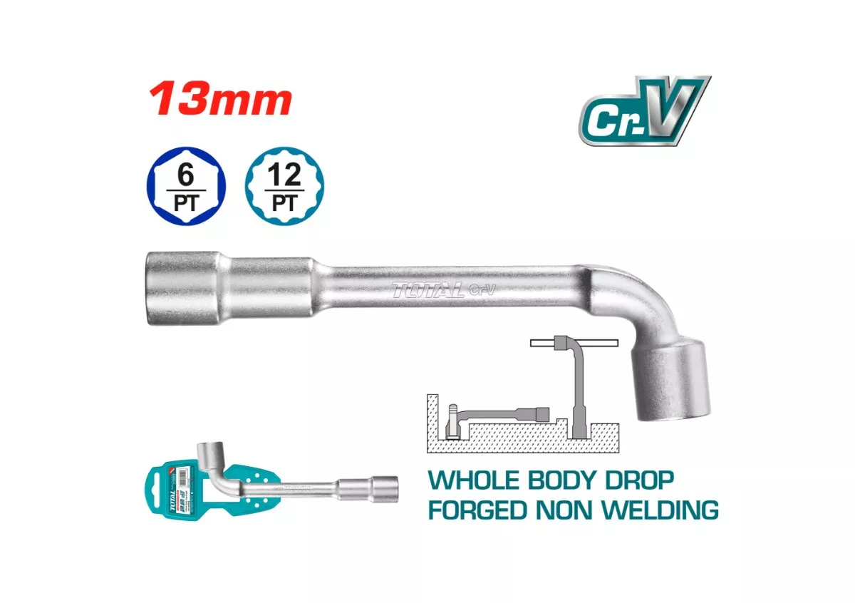 Socket Spanner - Wrench L- Angled
