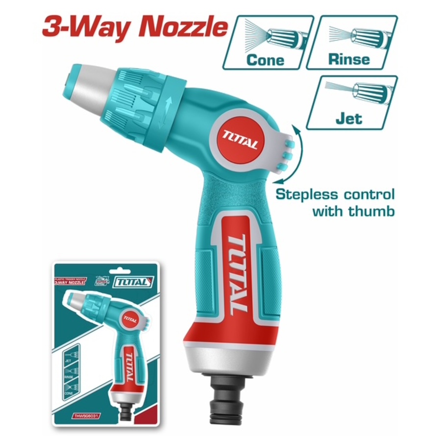 Garden Trigger Nozzle - 3 / Plastic