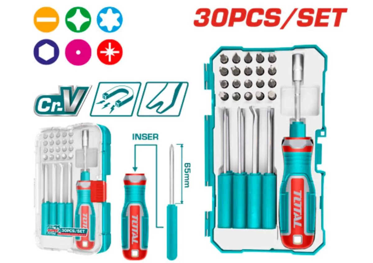 Screw Driver Bit Set - 4 / 30Pcs/Set / Interchangeable