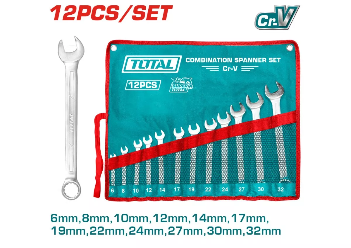 Spanner Set - 5 Combination / 12Pcs/Set