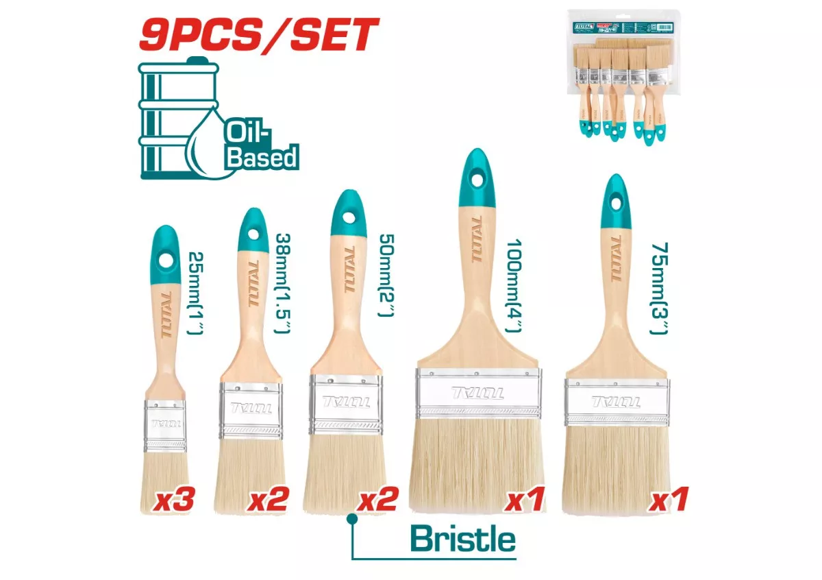 Paint Brush Set - 4 / 9Pcs/Set