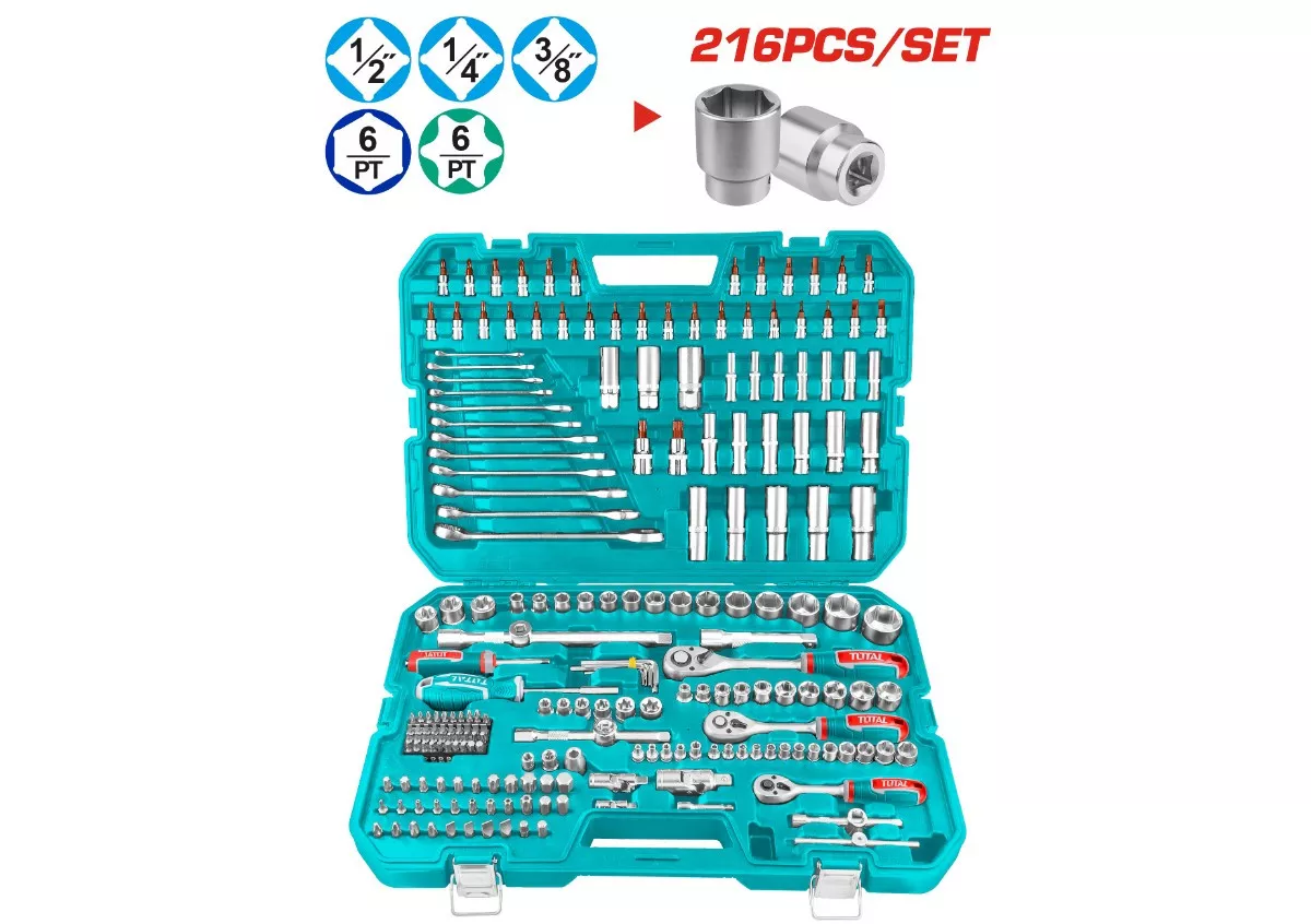 Tool Box Set - 9.9992 / Combination Tools 216Pcs/Set
