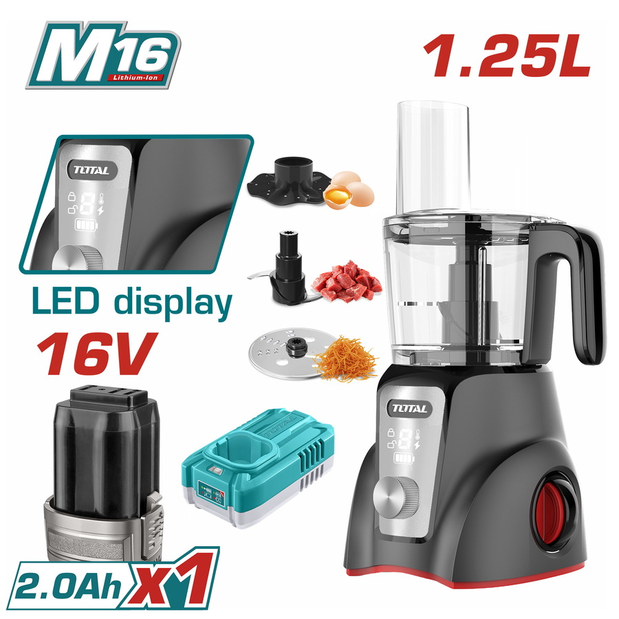 Blender Cordless Lithium Ion/ Food Processor