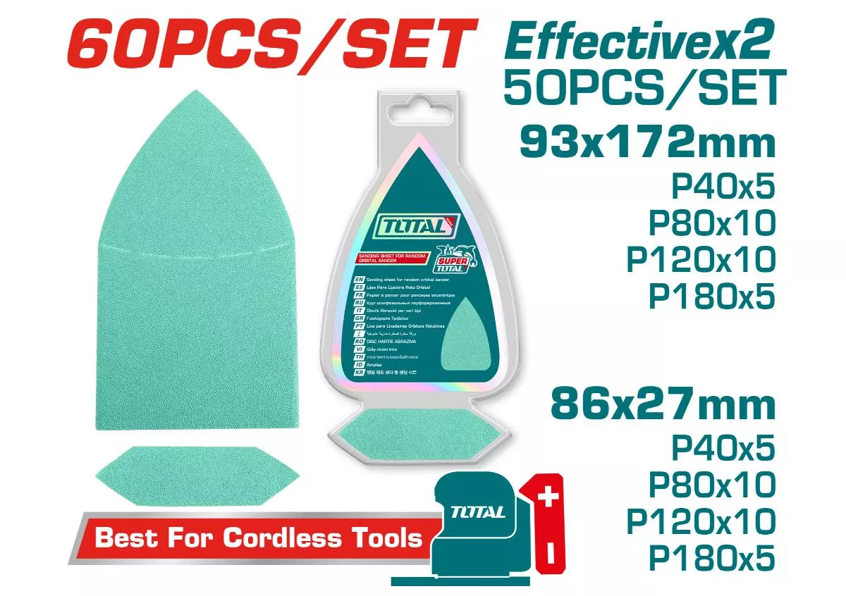 Sand Paper - 9.9993 / 60Pcs/Set