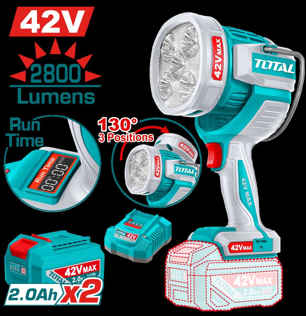 Torch - 9.2 / Work Lamp Cordless Lithium Ion