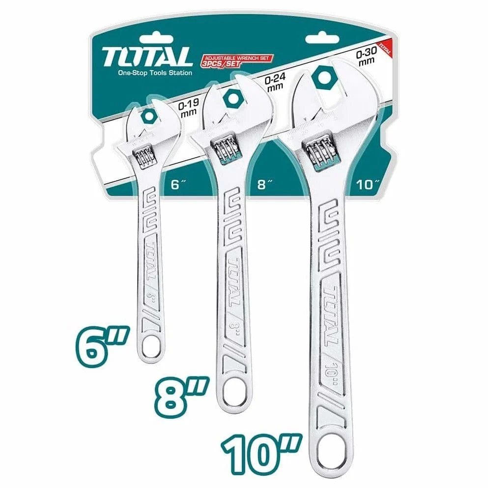 Adjustable Wrench Set 3Pcs/Set