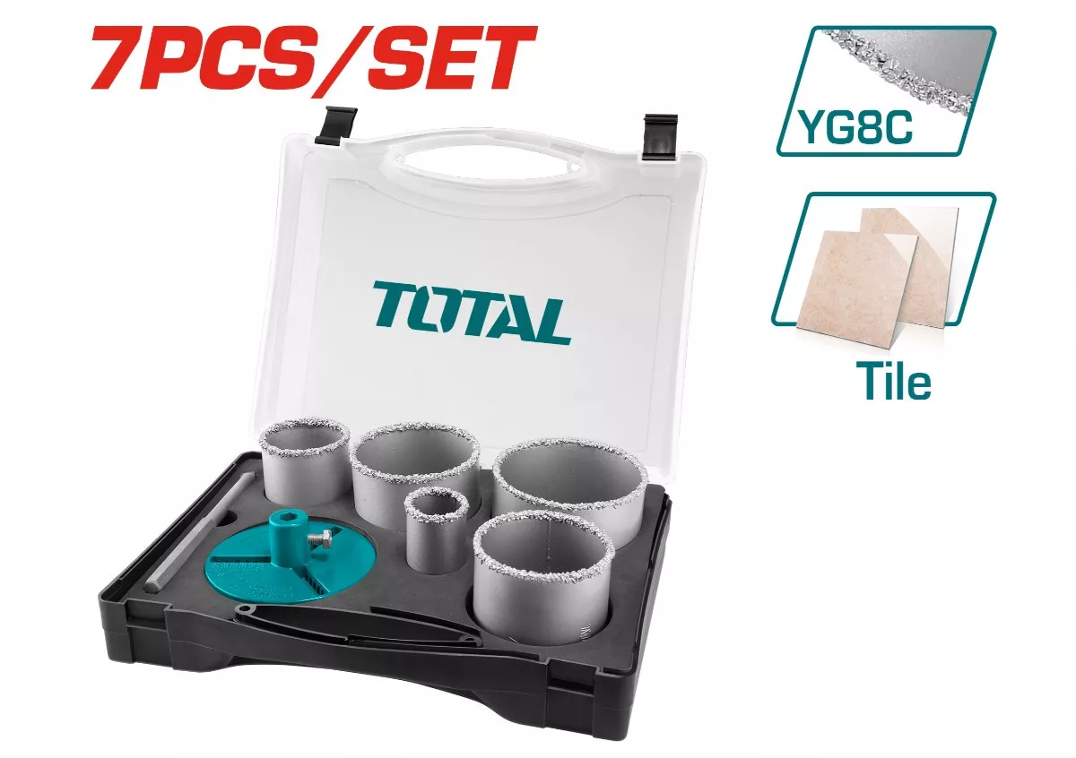 Hole Saw Set - 9.1 / 7Pcs/Set - Carbide Gritted