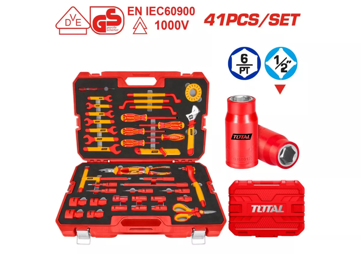Tool Box Set Insulated - 8 / Hand Tools / 41Pcs/Set
