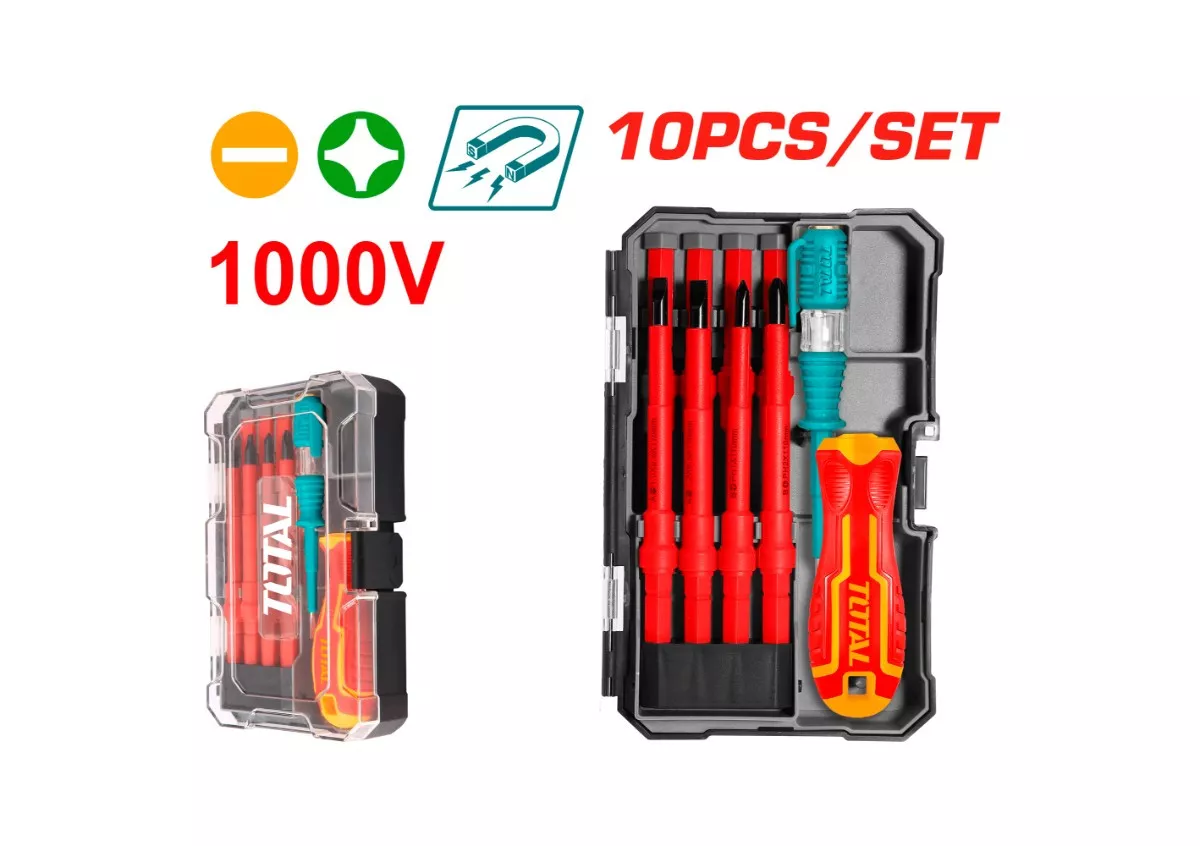 Screw Driver Set 9.99 / 10Pcs/Set / Interchangeable / Insulated