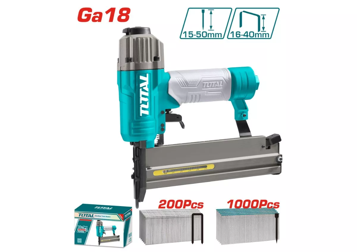 Nailer Gun 3 / Stapler Gun, Air Operated - 2 In 1 Combo