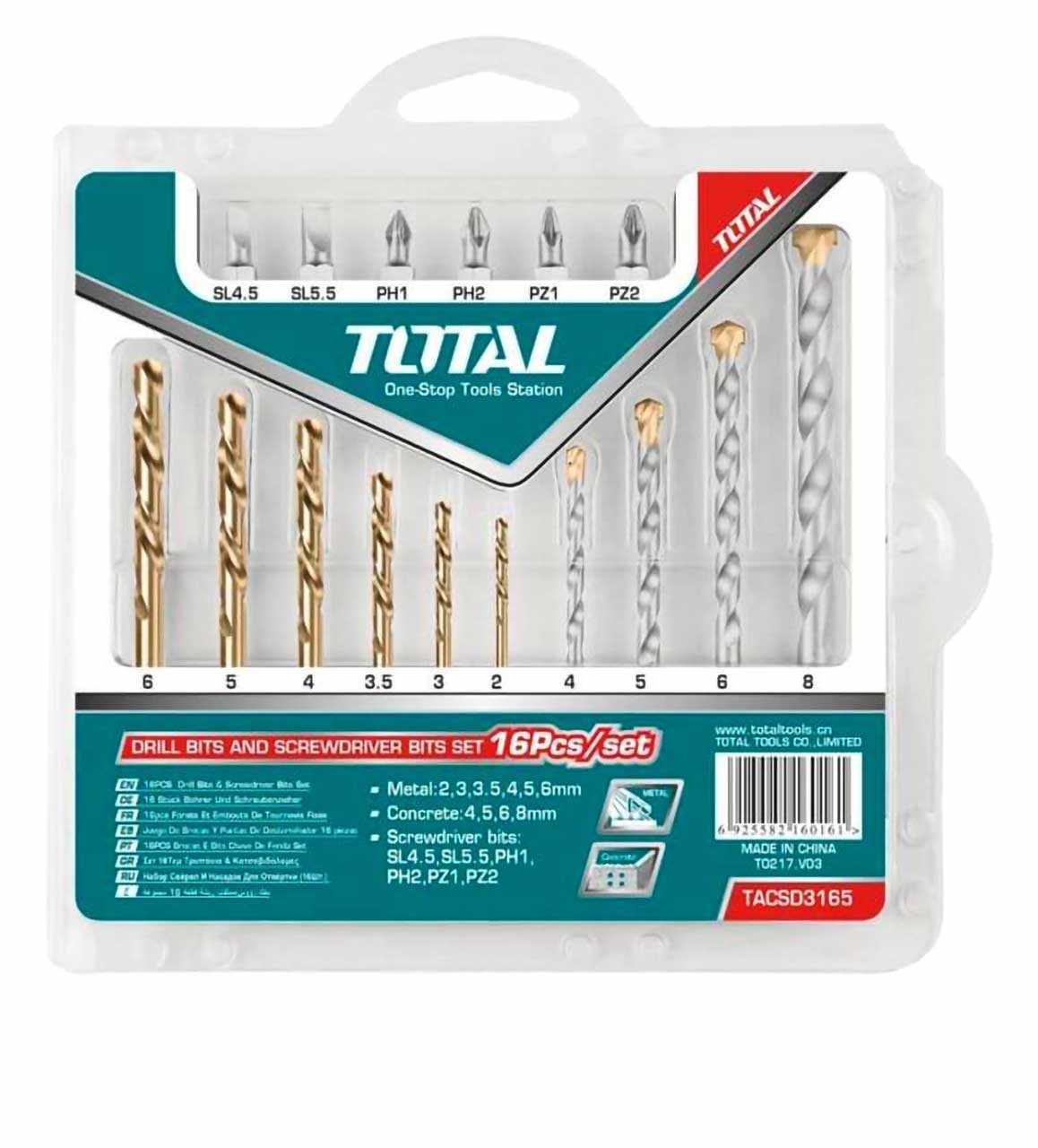 Drill Bit Set - 9.991 / Screw Driver Bit Set / 16Pcs/Set