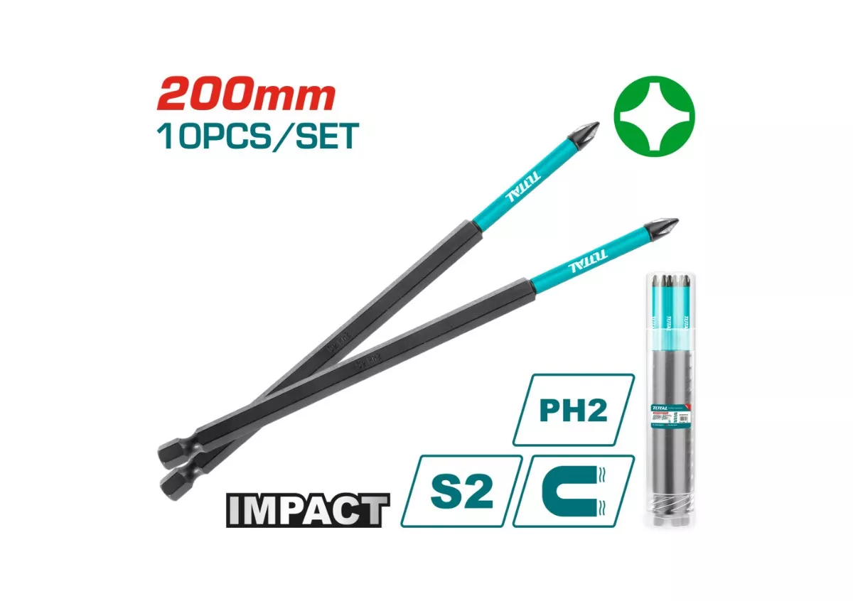 Screw Driver Bit Impact - 9.93/ 10Pcs/Set