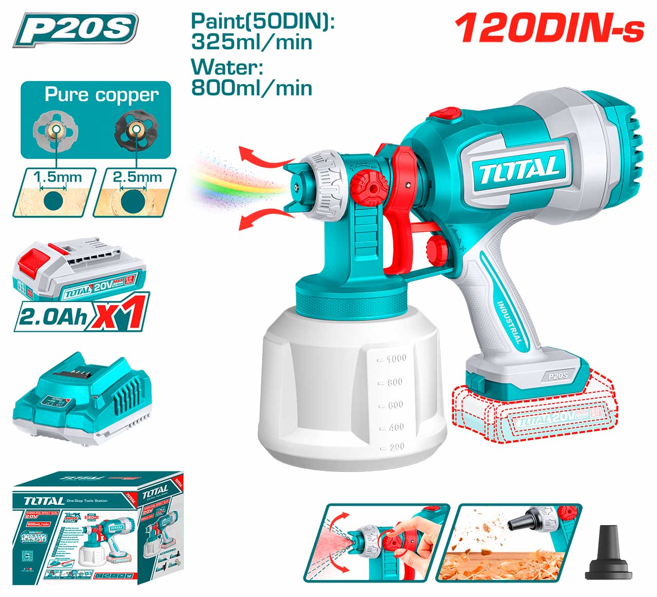 Spray Gun - 9.2 / Cordless Lithium Ion