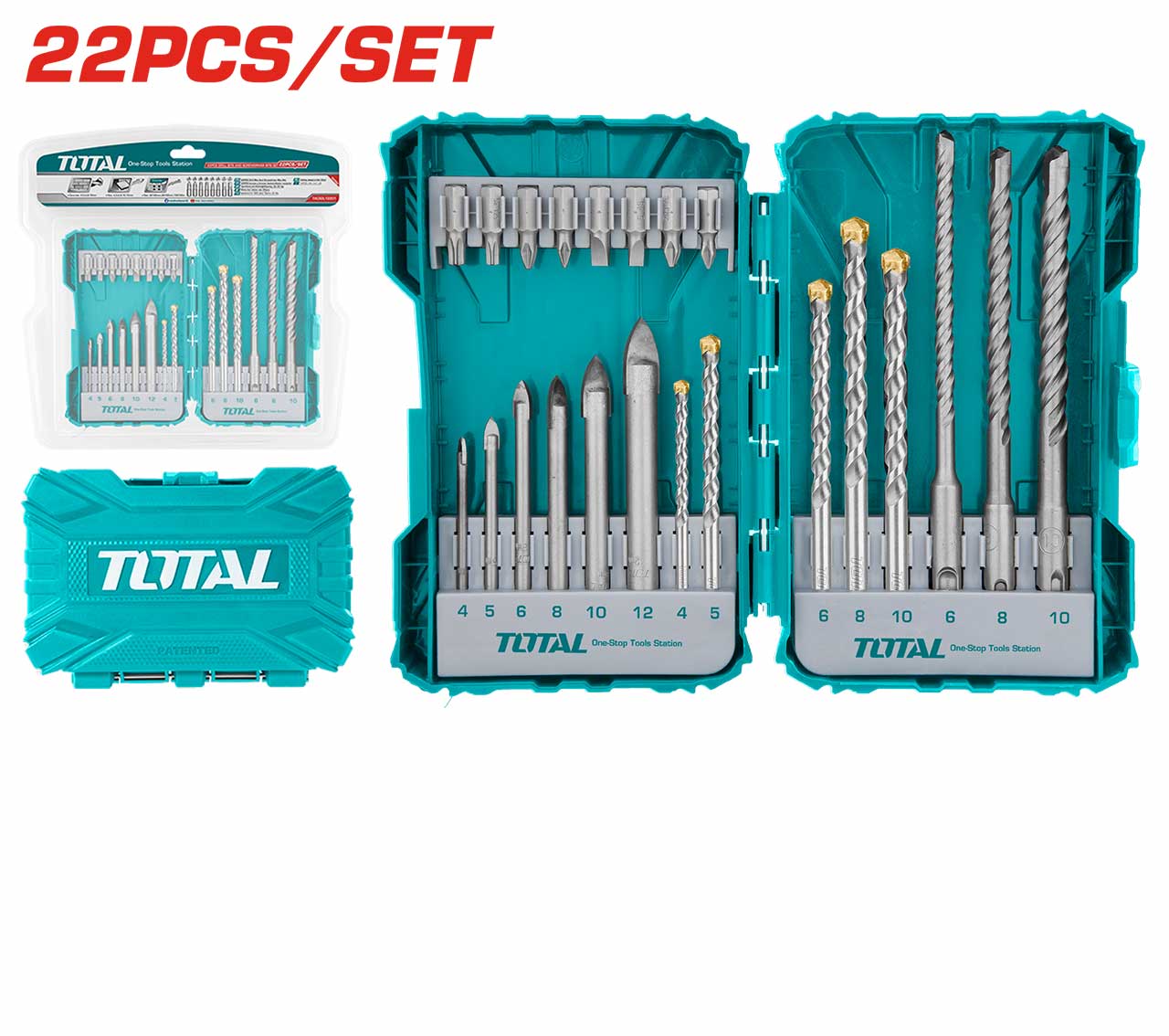 Drill Bit Set - 9.993 / Screw Driver Bit Set / 22Pcs/Set