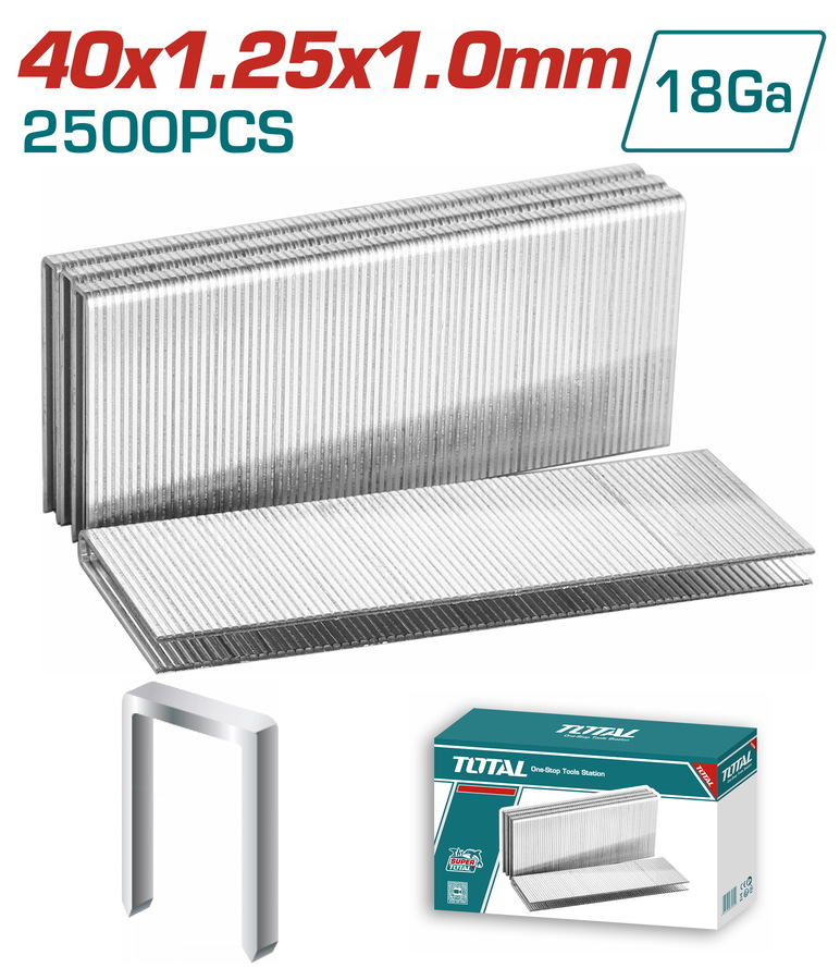 Staple Pins, U Shape / For Air Staple Gun / Crown
