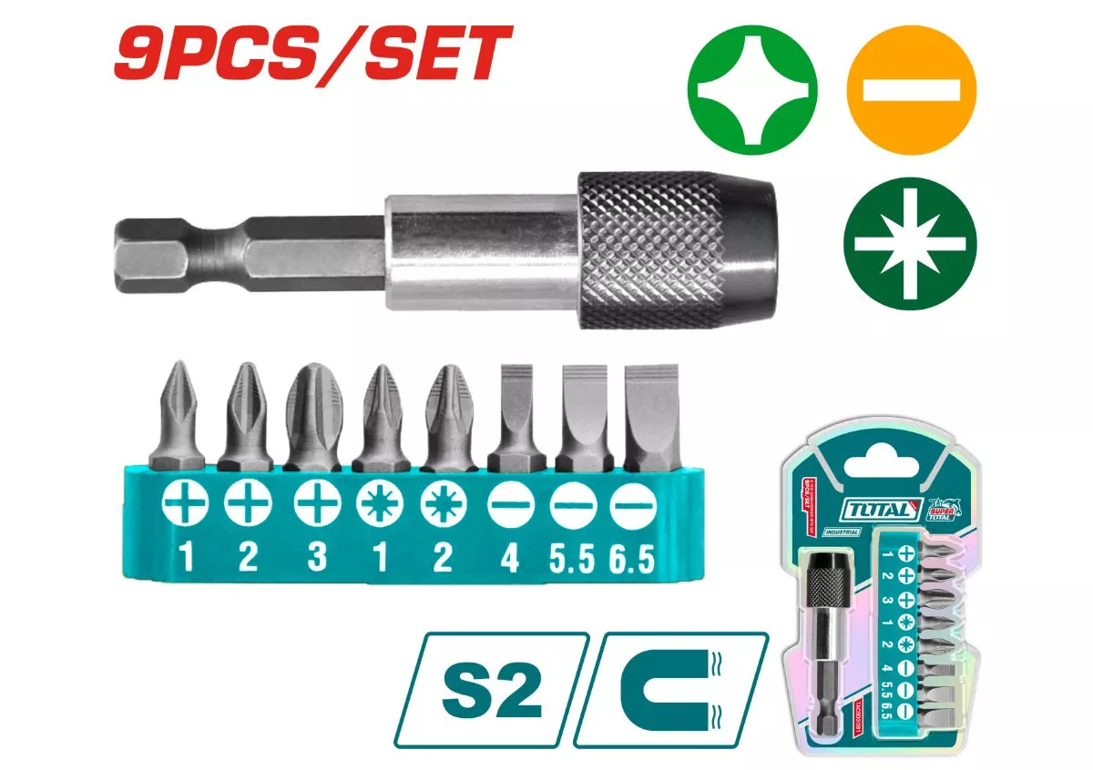 Screw Driver Bit Set - 1 / 9Pcs/Set