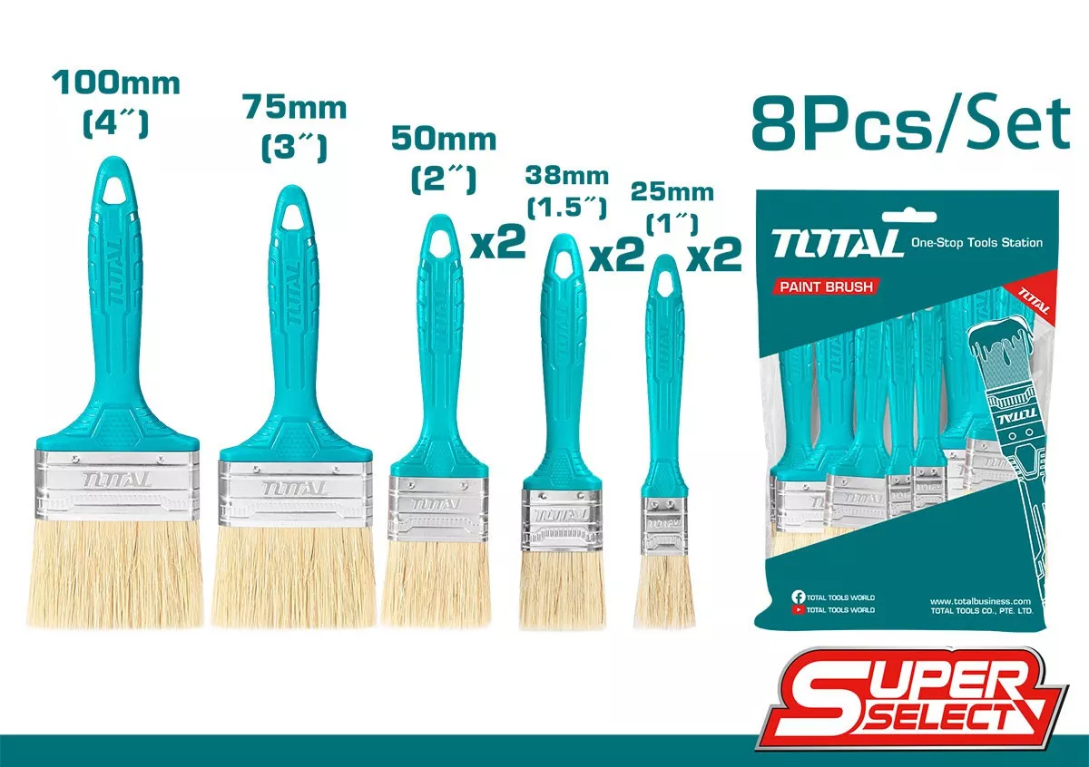 Paint Brush Set - 2 / 8Pcs/Set