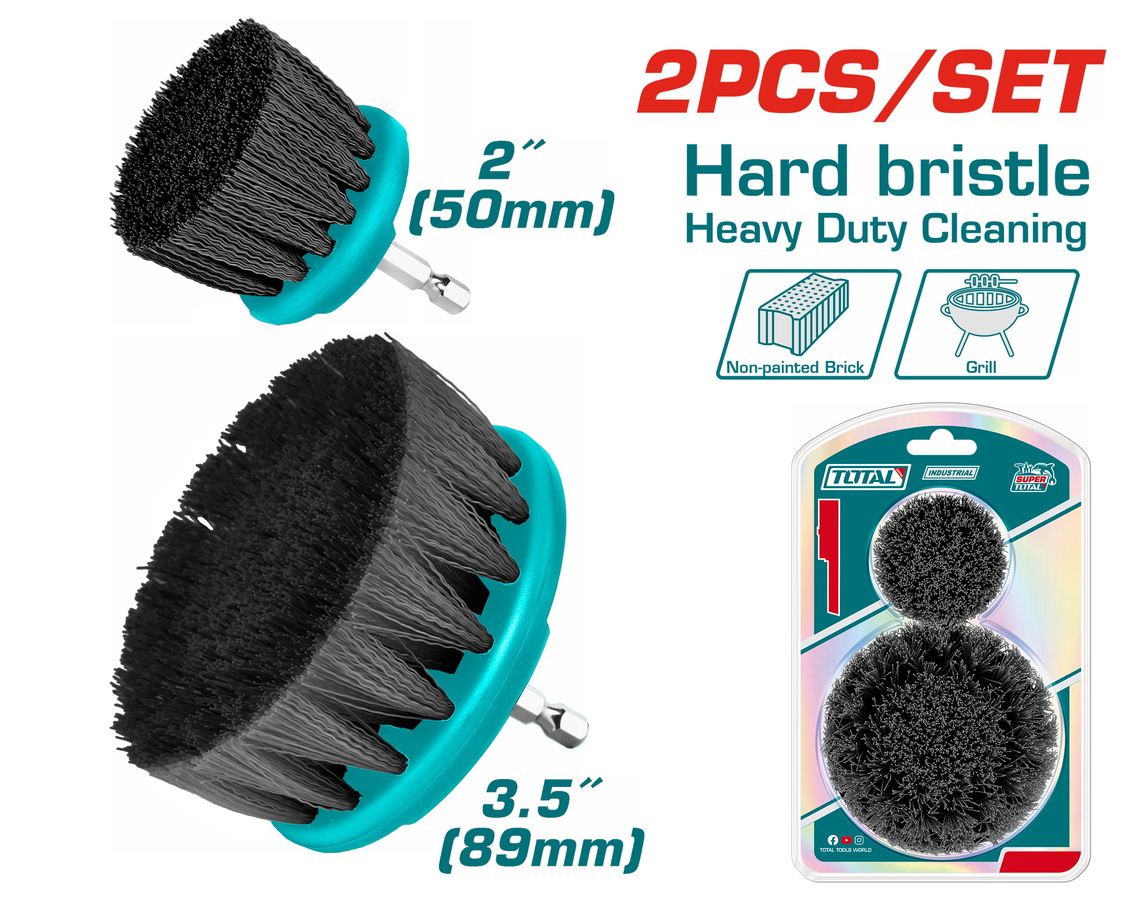 Cleaning Brush 6 / Hard Bristle 2Pcs/Set