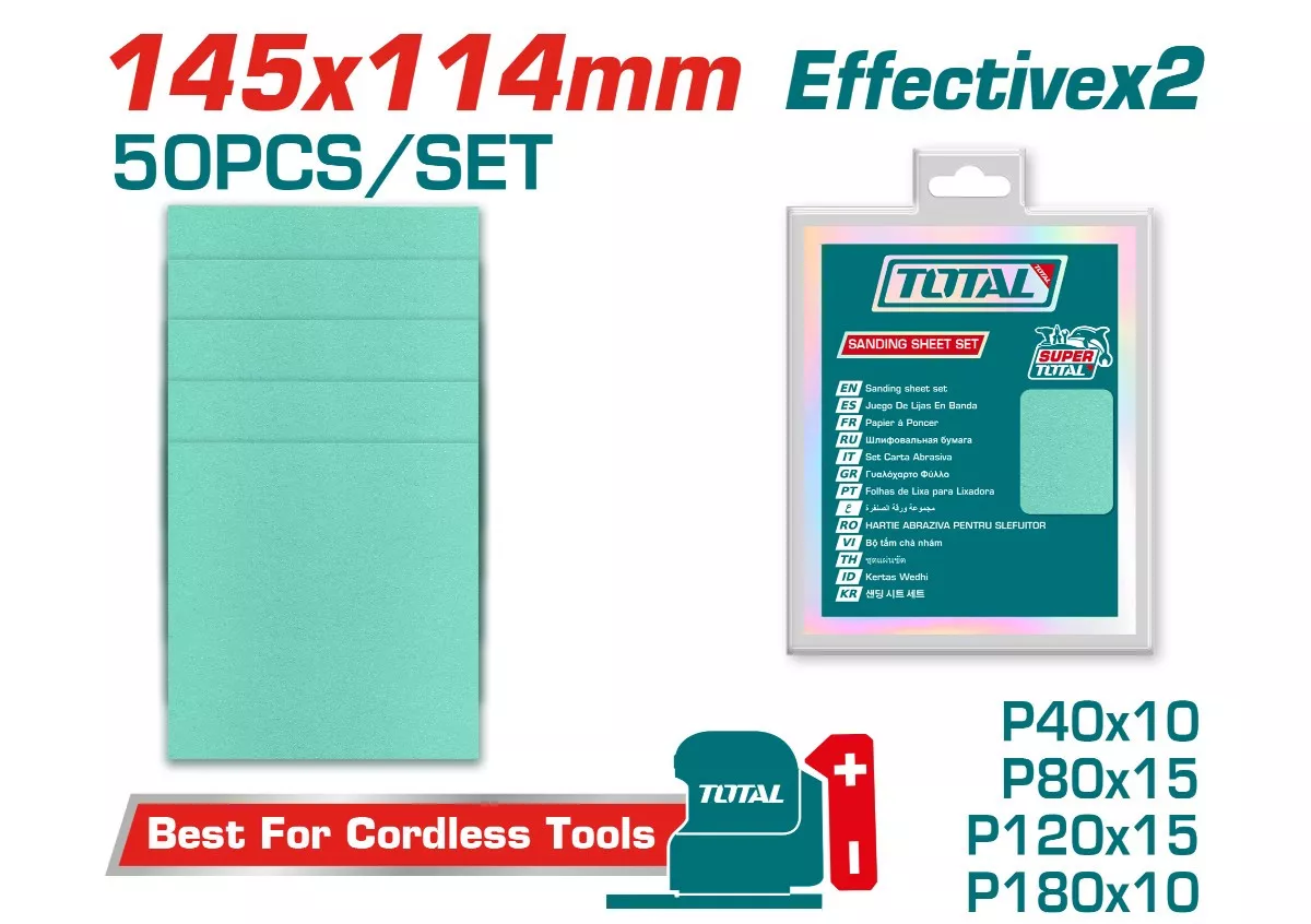 Sand Paper - 9.98 / 50Pcs/Set