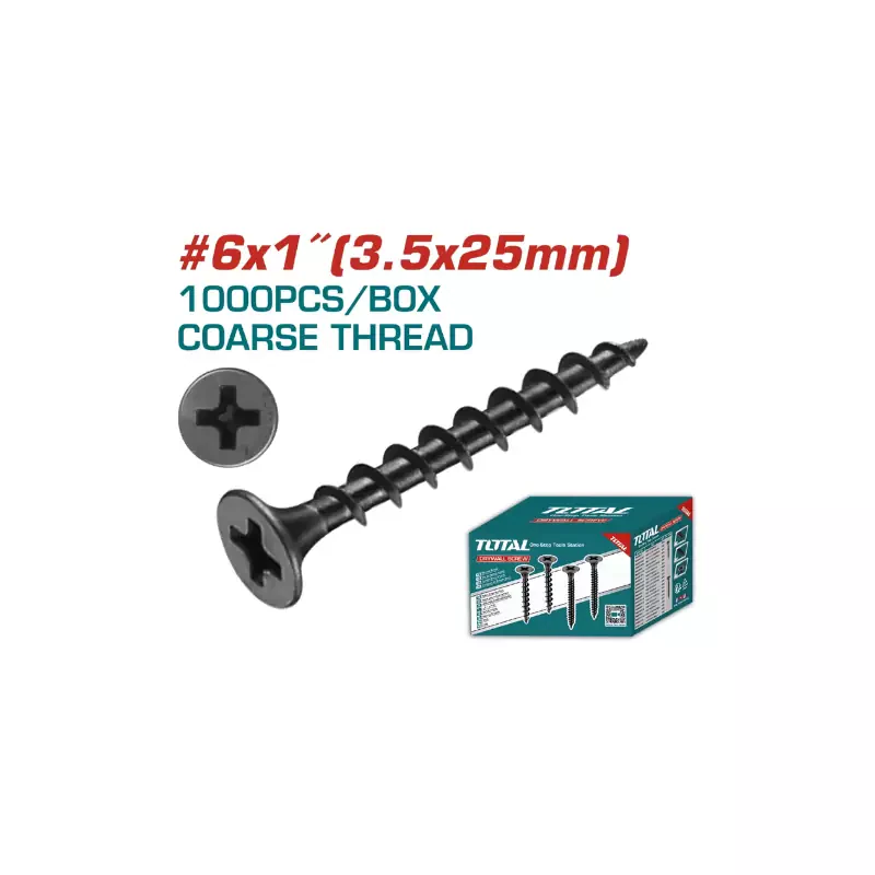 Screw - Drywall - 3 / For Gypsum / Phillips Drive
