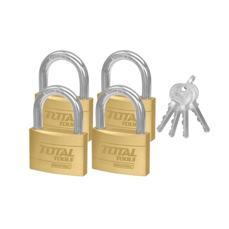 Padlock - 9.96 / Brass Heavy Duty Key Alike 4Pcs/Set